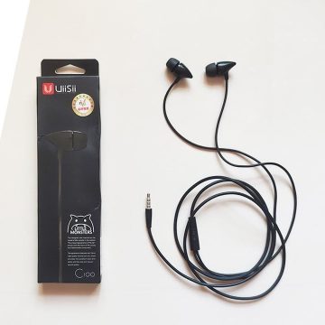 UiiSii C100 Earphone – Black Color
